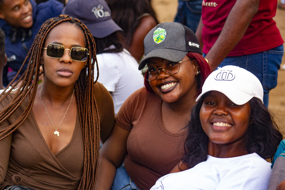 Lovey Koo Tjoutji, Flora Kazongominja and Girley Tjatjitua