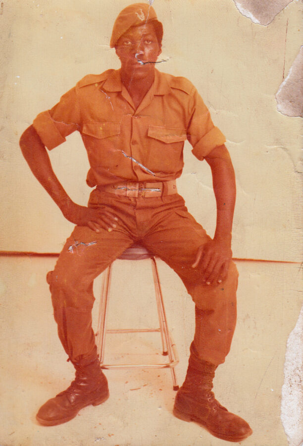 During his youthful days, he was conscripted and